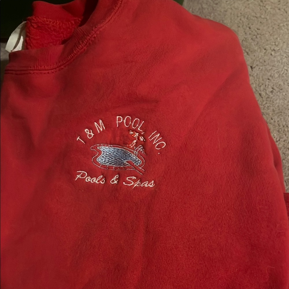 Red T&M Pool Inc. Sweatshirt